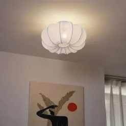 Japandi Deckenleuchte Weiß 37cm - Plu Asyesha