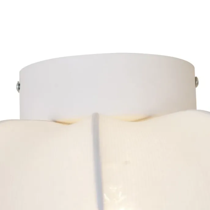 Japandi Deckenleuchte Weiß 37cm - Plu Asyesha