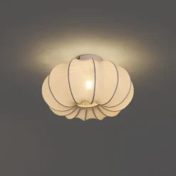 Japandi Deckenleuchte Weiß 37cm - Plu Asyesha