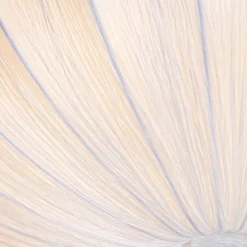 Japandi Deckenleuchte Weiß Seide 60cm 5-flammig - Plu