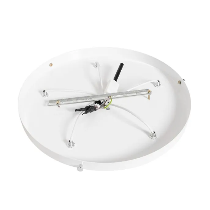 Japandi Deckenleuchte Weiß Seide 60cm 5-flammig - Plu