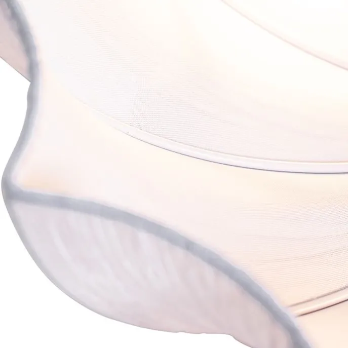 Japandi Deckenleuchte Weiß Seide 52cm 3-flammig - Plu