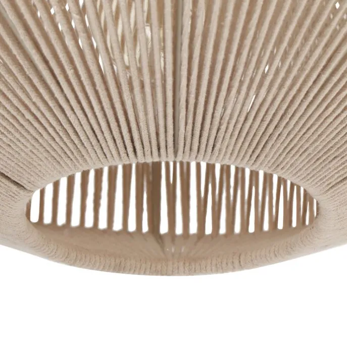 Japandi hanglamp bruin touw 46cm - Svea