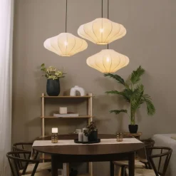 Japandi Hängelampe Beige 50cm 3-flammig - Plu