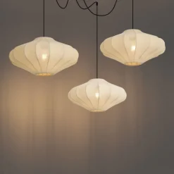 Japandi Hängelampe Beige 50cm 3-flammig - Plu
