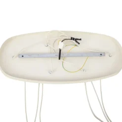 Japandi Hängelampe Beige mit Stoffschirmen 6-flammig - Yente