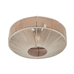 Japandi plafondlamp bruin met touw - Svea