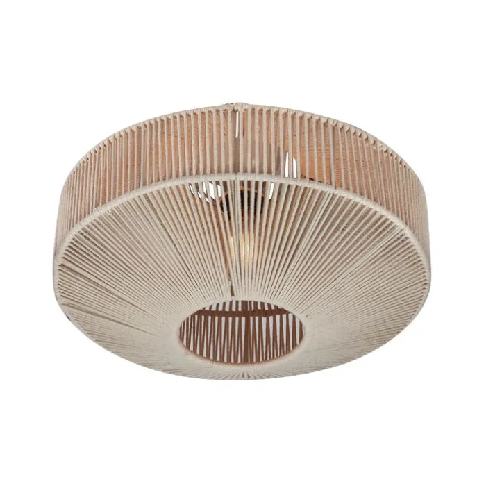 Japandi plafondlamp bruin met touw - Svea