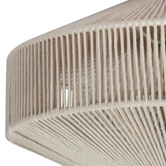 Japandi plafondlamp bruin met touw - Svea