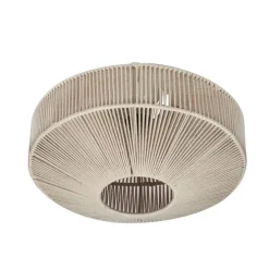 Japandi plafondlamp bruin met touw - Svea