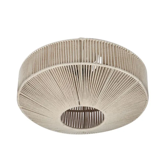 Japandi plafondlamp bruin met touw - Svea