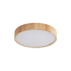 Japandi plafondlamp hout 60cm 5-lichts - Lyra