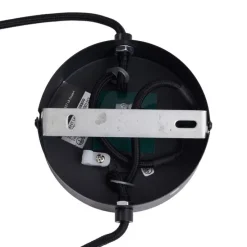 Japandi-Pendelleuchte Schwarz mit Bambus 2-flammig - Kea