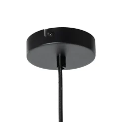 Japandi-Pendelleuchte Weiß Seide 30cm - Plu