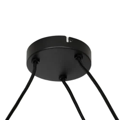 Japandi-Pendelleuchte weiß 50 cm 3-flammig - Plu