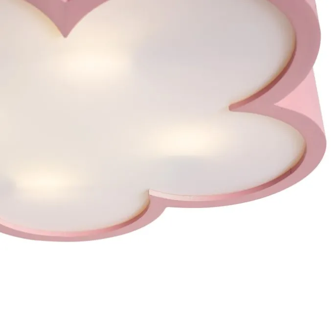 Kinder Deckenleuchte Rosa und Weiß - Lucille