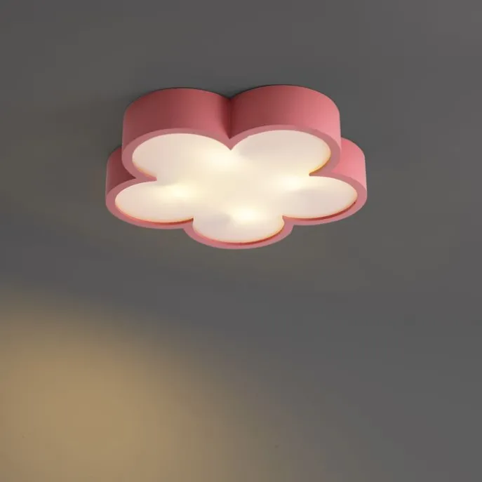 Kinder Deckenleuchte Rosa und Weiß - Lucille