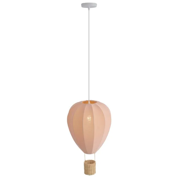 Kinder-Pendelleuchte Rosa Heißluftballon - Air Balloon