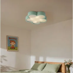 Kinderzimmer-Deckenleuchte Grün mit Weiß - Lucille