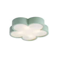 Kinderzimmer-Deckenleuchte Grün mit Weiß - Lucille