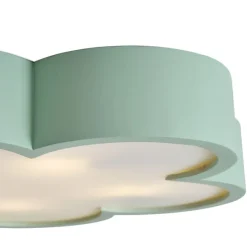 Kinderzimmer-Deckenleuchte Grün mit Weiß - Lucille