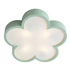 Kinderzimmer-Deckenleuchte Grün mit Weiß - Lucille