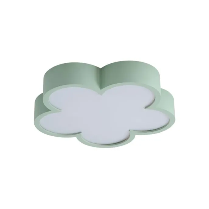 Kinderzimmer-Deckenleuchte Grün mit Weiß - Lucille