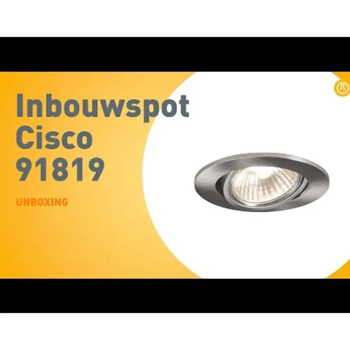 Kippbarer Einbauspot aus Aluminium - Cisco