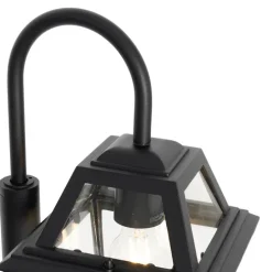 Klassische Außenlaterne schwarz 135 cm IP44 - Berta