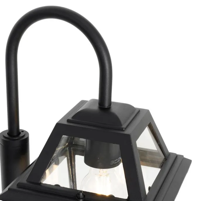 Klassische Außenlaterne schwarz 135 cm IP44 - Berta