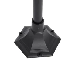 Klassische Außenlaterne schwarz 135 cm IP44 - Berta