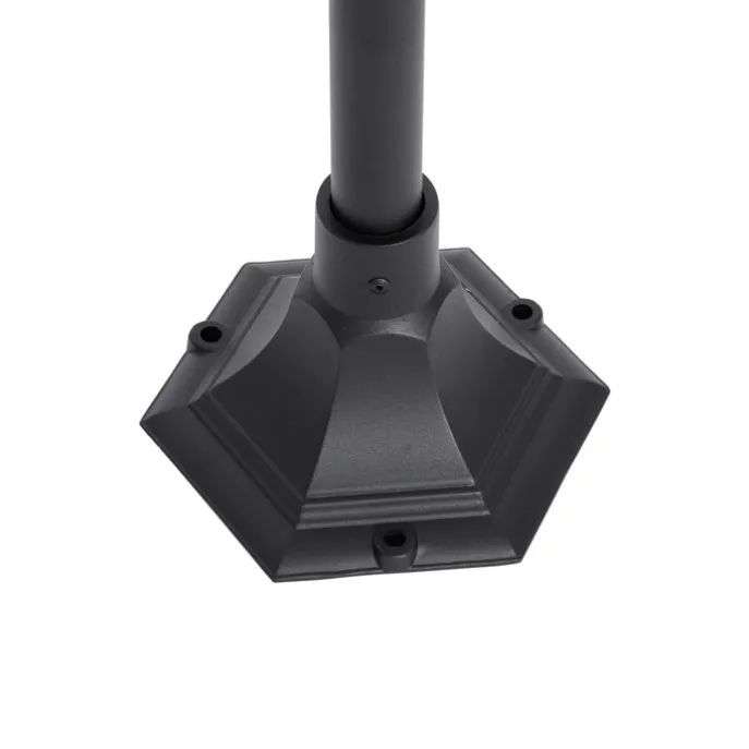 Klassische Außenlaterne schwarz 135 cm IP44 - Berta