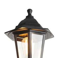 Klassische Außenlaterne schwarz 3-flammig IP44 - New Haven