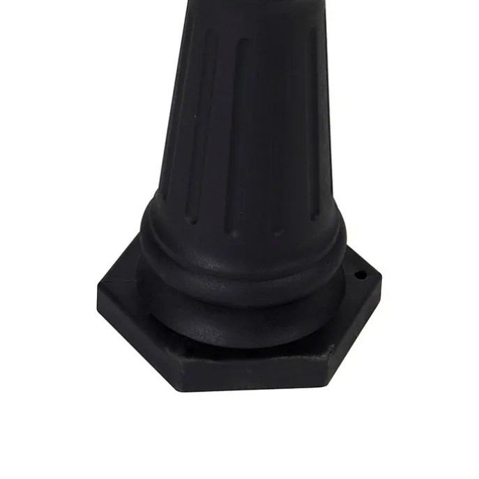 Klassische Außenlaterne schwarz 3-flammig IP44 - New Haven