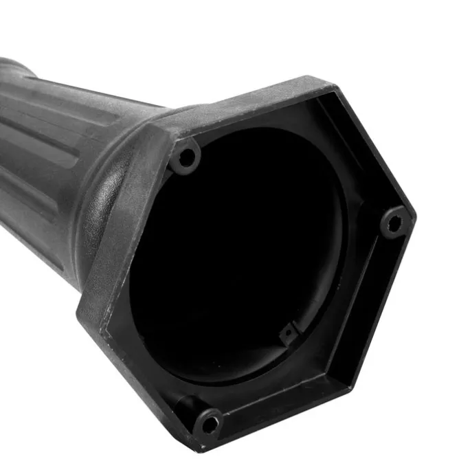 Klassische Außenleuchte schwarz 217 cm IP44 - New Haven Gehämmert