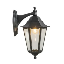Klassische Außenwandlaterne schwarz IP44 - New Orleans Down