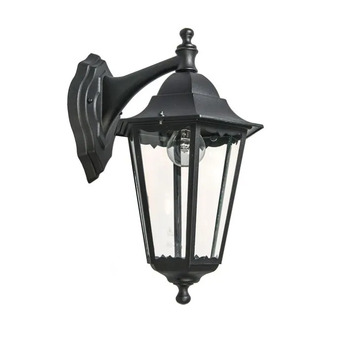 Klassische Außenwandlaterne schwarz IP44 - New Orleans Down