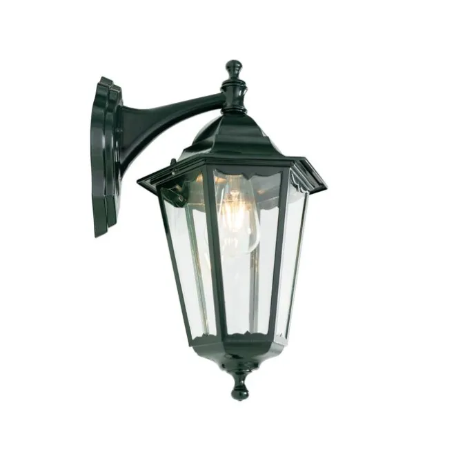 Klassische Außenwandlaterne dunkelgrün IP44 – New Orleans Down