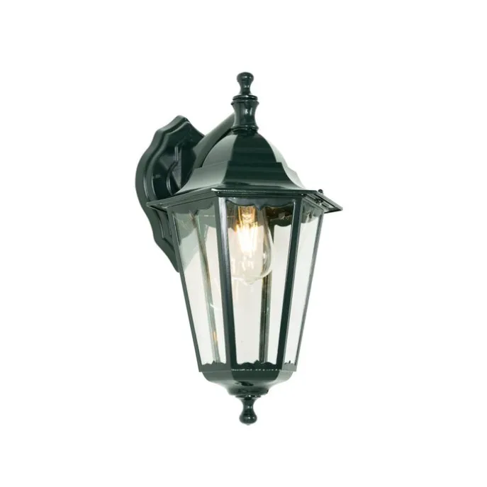 Klassische Außenwandlaterne dunkelgrün IP44 – New Orleans Down