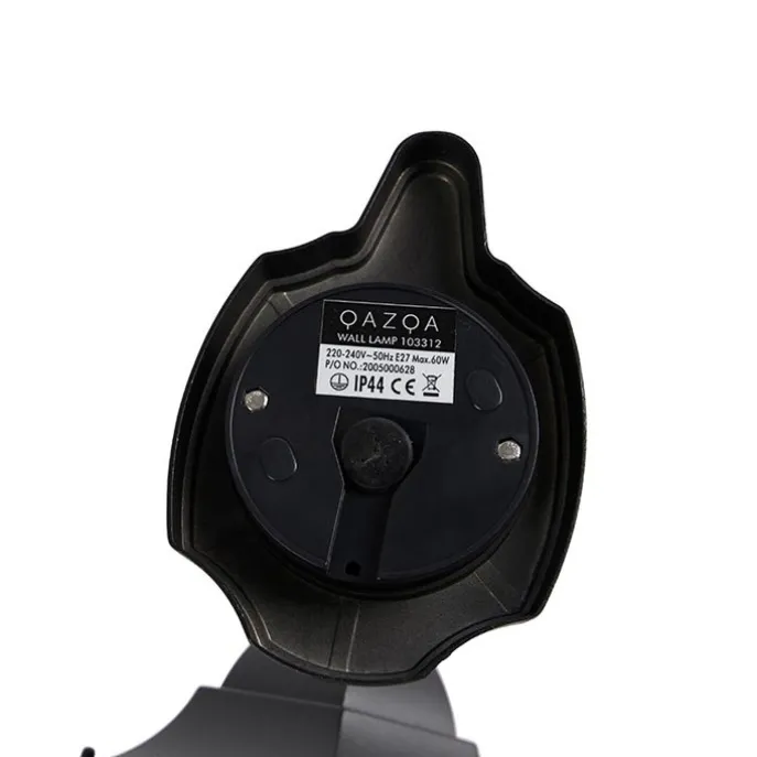 Klassische Außenwandlaterne schwarz IP44 - Havana Down