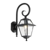Klassische Außenwandlaterne schwarz IP44 - Berta