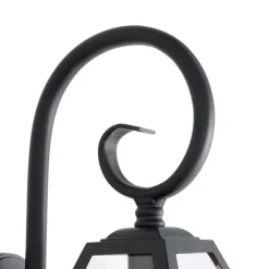 Klassische Außenwandlaterne schwarz IP44 - Berta