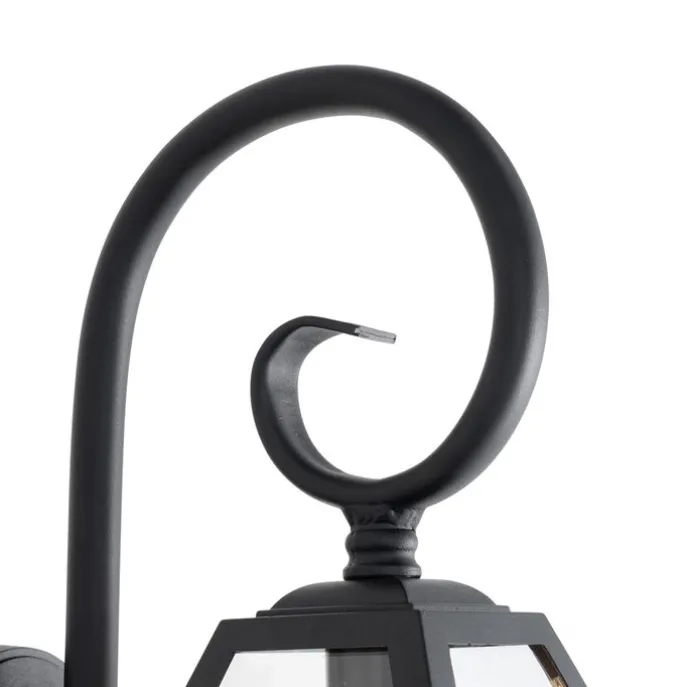 Klassische Außenwandlaterne schwarz IP44 - Berta