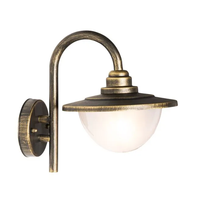 Klassische Außenwandlaterne Antikgold IP44 - Brügge