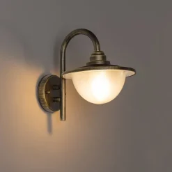 Klassische Außenwandlaterne Antikgold IP44 - Brügge