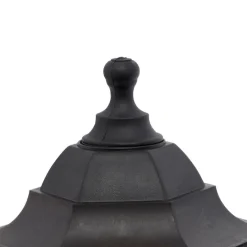 Klassische Außenwandleuchte schwarz mit Bewegungssensor - New Haven