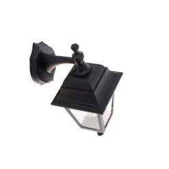 Klassische Außenwandleuchte schwarz verstellbar IP44 - Capital