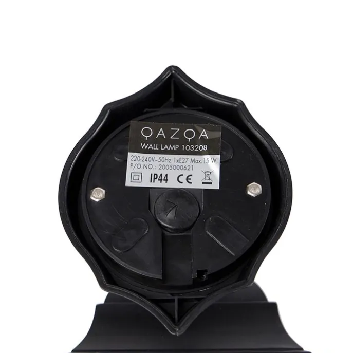 Klassische Außenwandleuchte schwarz verstellbar IP44 - Capital