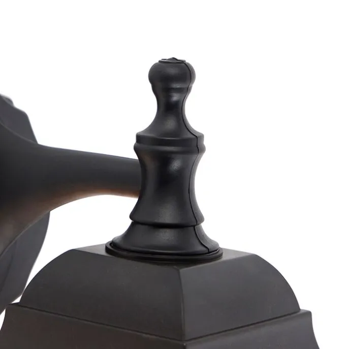 Klassische Außenwandleuchte schwarz verstellbar IP44 - Capital