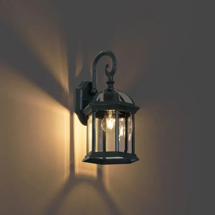 Klassische Außenwandleuchte Antikgrün IP44 - Glasgow